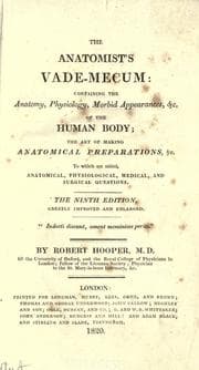 Tapa de The anatomist's vade-mecum