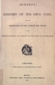 Tapa de Burnet's history of his own time