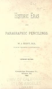 Tapa de Historic eras and Paragraphic pencilings