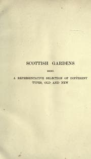 Tapa de Scottish gardens