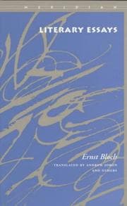 Tapa de Literarische Aufsatze