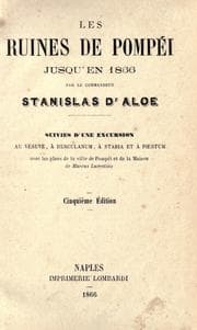 Tapa de Les ruines de Pomp©Øei jusqu'en 1866