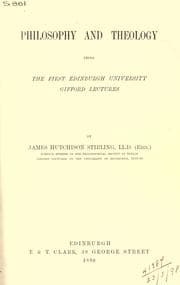Tapa de Philosophy and theology