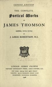 Tapa de The complete poetical works of James Thomson