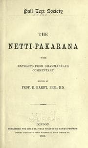 Tapa de The Netti-pakarana