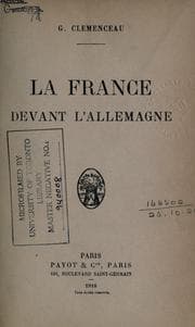 Tapa de La France devant l'Allemagne