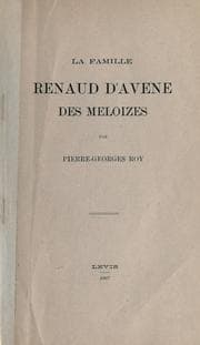 Tapa de La famille Renaud d'Av©Łene des M©Øeloize