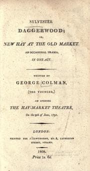 Tapa de Sylvester Daggerwood, or, New hay at the old market