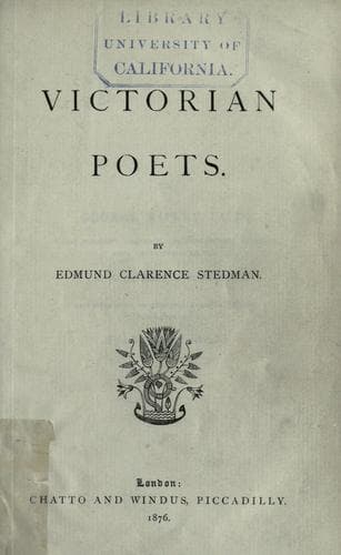 Tapa de Victorian poets
