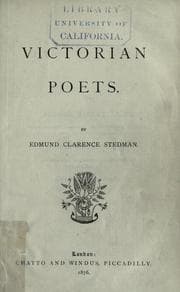 Tapa de Victorian poets