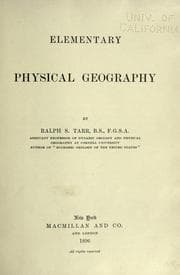 Tapa de Elementary physical geography
