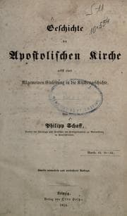 Tapa de Geschichte der Apostolischen Kirche