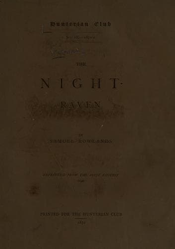 Tapa de The night-raven