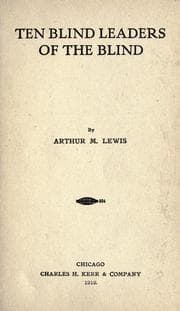 Tapa de Ten blind leaders of the blind / by Arthur M. Lewis