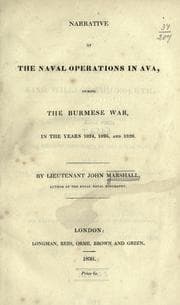 Tapa de Narrative of the naval operations in Ava, during the Burmese war, in the years 1824, 1825, and 1826