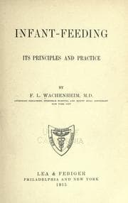 Tapa de Infant-feeding; its principles and practice