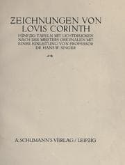 Tapa de Zeichnungen von Lovis Corinth