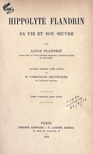 Tapa de Hippolyte Flandrin