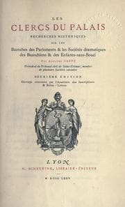 Tapa de Les clercs du palais