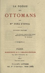 Tapa de La poésie des Ottomans