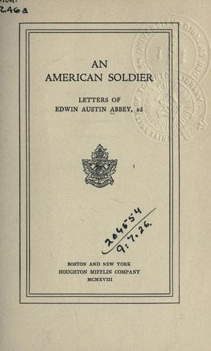 Tapa de American soldier