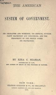 Tapa de The American system of government