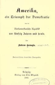 Tapa de Amerika, ein triumph der demokratie, oder Die Nordamerikanische Republik vor fünfzig jahren und heute
