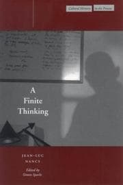 Tapa de A Finite Thinking (Cultural Memory in the Present)
