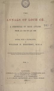 Tapa de The annals of Loch Cé