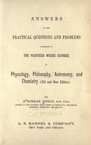 Tapa de Answers to the practical questions and problems contained in the fourteen week courses
