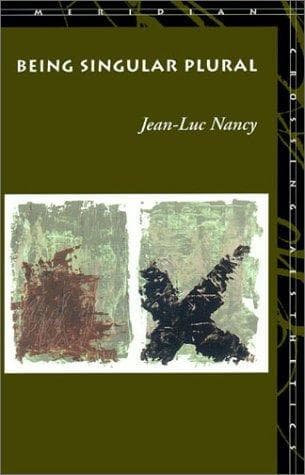 Tapa de Being Singular Plural (Meridian: Crossing Aesthetics)