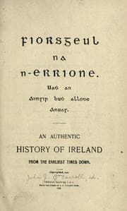 Tapa de An authentic history of Ireland from the earliest times down