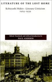 Tapa de Literature of the Lost Home