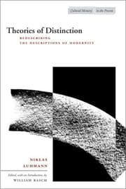 Tapa de Theories of Distinction