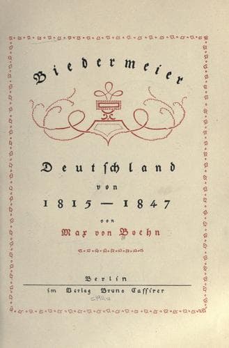 Tapa de Biedermeier