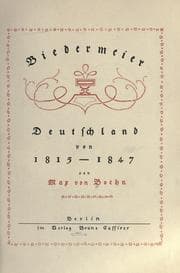 Tapa de Biedermeier