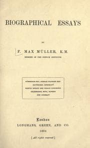 Tapa de Biographical essays