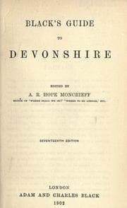Tapa de Black's guide to Devonshire