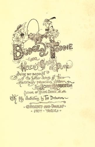 Tapa de Budge & Toddie