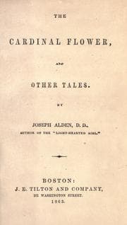 Tapa de The cardinal flower, and other tales