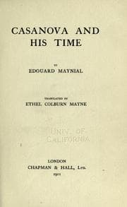 Tapa de Casanova and his time