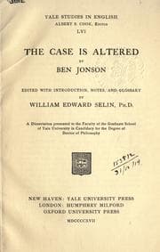 Tapa de The case is altered