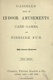 Tapa de Cassell's book of in-door amusements, card games, and fireside fun