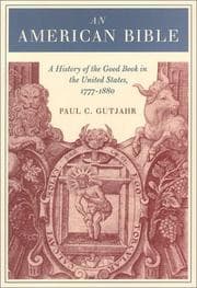 Tapa de An American Bible