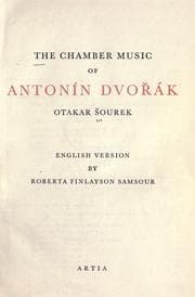 Tapa de The chamber music of Antonin Dvorak
