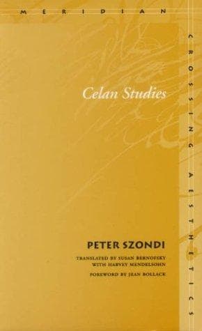 Tapa de Celan studies