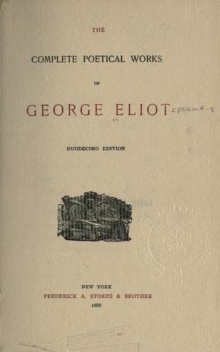Tapa de Complete poetical works.