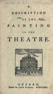 Tapa de A description of the painting in the Theatre