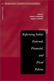 Tapa de Reforming India's external, financial, and fiscal policies