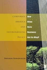 Tapa de Corporate America and environmental policy